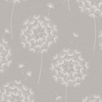 Allora Dandelion Heavyweight Vinyl Wallpaper Grey Holden Opus 36001