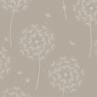 Allora Dandelion Heavyweight Vinyl Wallpaper Taupe Holden Opus 36004