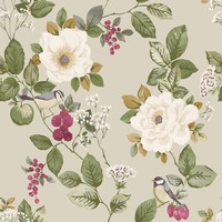 Bramble Floral Wallpaper Multi Belgravia 2302