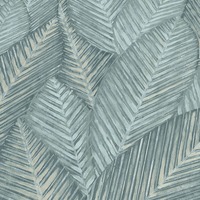 Martinique Leaf Textured Vinyl Wallpaper Sage Erismann 10391-35