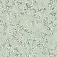 Darcy James Collection Japandi Leaf Wallpaper Green Muriva 173574