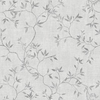 Darcy James Collection Japandi Leaf Wallpaper Grey Muriva 173571