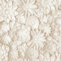 Dimensions Floral Wallpaper Natural Fine Decor FD43604