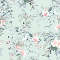 Lipsy Ophelia Wallpaper Duck Egg Muriva 144081