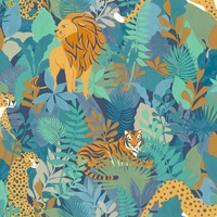 Animal Kingdom Wallpaper Blue Holden 13073