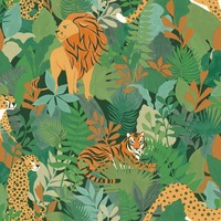 Animal Kingdom Wallpaper Green Holden 13071