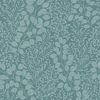 Elin Botanical Vinyl Wallpaper Sky Blue Fine Decor FD26518