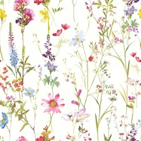 Elsie Floral Wallpaper Multi World of Wallpaper AF0038