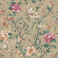 Oriental Trail Wallpaper Taupe Holden 13821