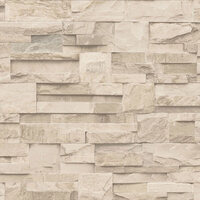 Slate Stone Wallpaper Beige Muriva J274-07