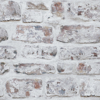 Whitewashed Brick Wallpaper White Arthouse 671100