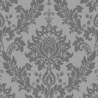 Clara Heavyweight Vinyl Wallpaper Charcoal Glitter Holden Opus 35391