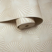 Varano Heavyweight Vinyl Wallpaper Cream Holden Opus 36014